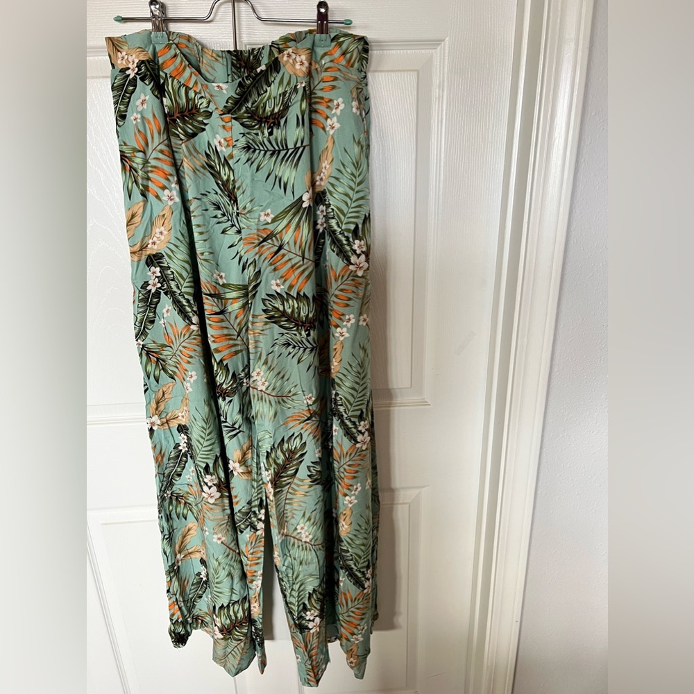 Print palazzo pants